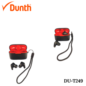 ÉCOUTEURS SANS FIL BLUETOOTH DUNTH NOIR DU-T249