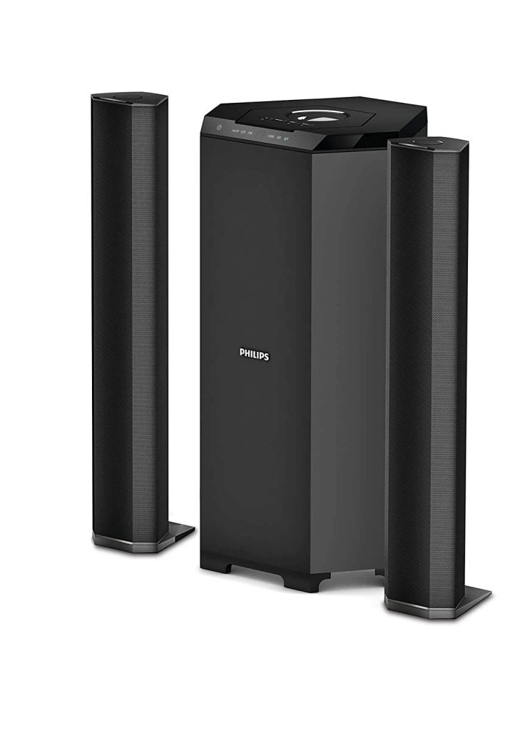 Philips Audio MMS8085B/94 Système d'enceintes multimédia 2.1 canaux 80