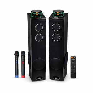 Haut parleur Dunth DU-SP1144 2.0 Multimedia Bluetooth avec 2 Micros Sans Fil – 150W x2
