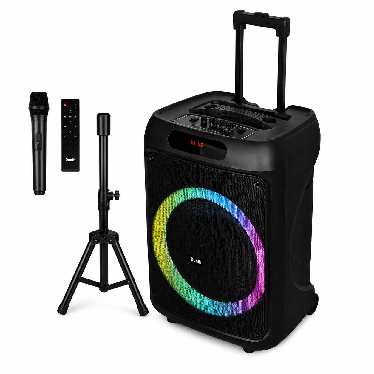 HAUT PARLEUR Portable Bluetooth Dunth DU-SP2216 (12000W PMPO) avec Trépied et Micro